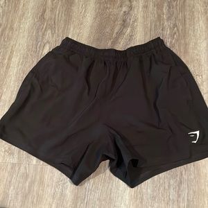 Gymshark, black, men’s athletic shorts size small